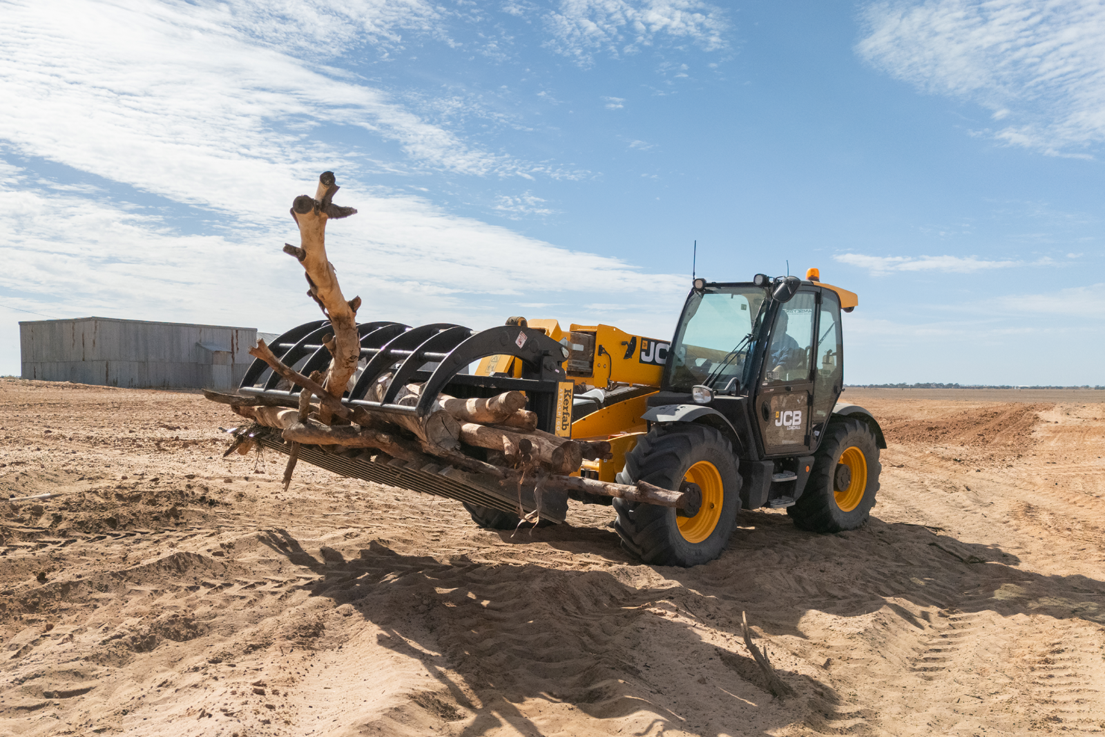 Landing clearing attachments