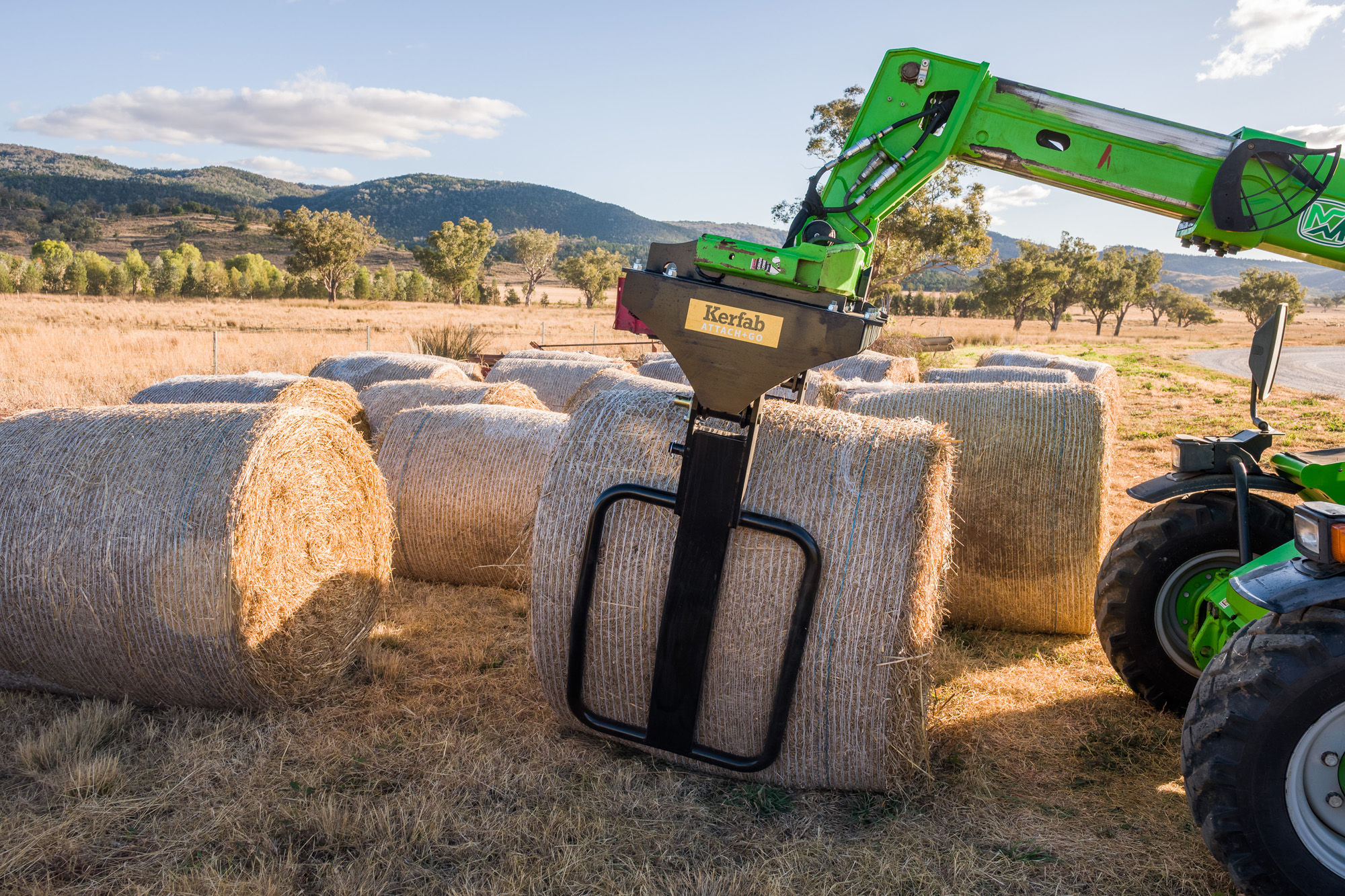 Single Wrapped Bale Grab  Ideal for Stacking & Organising Bales