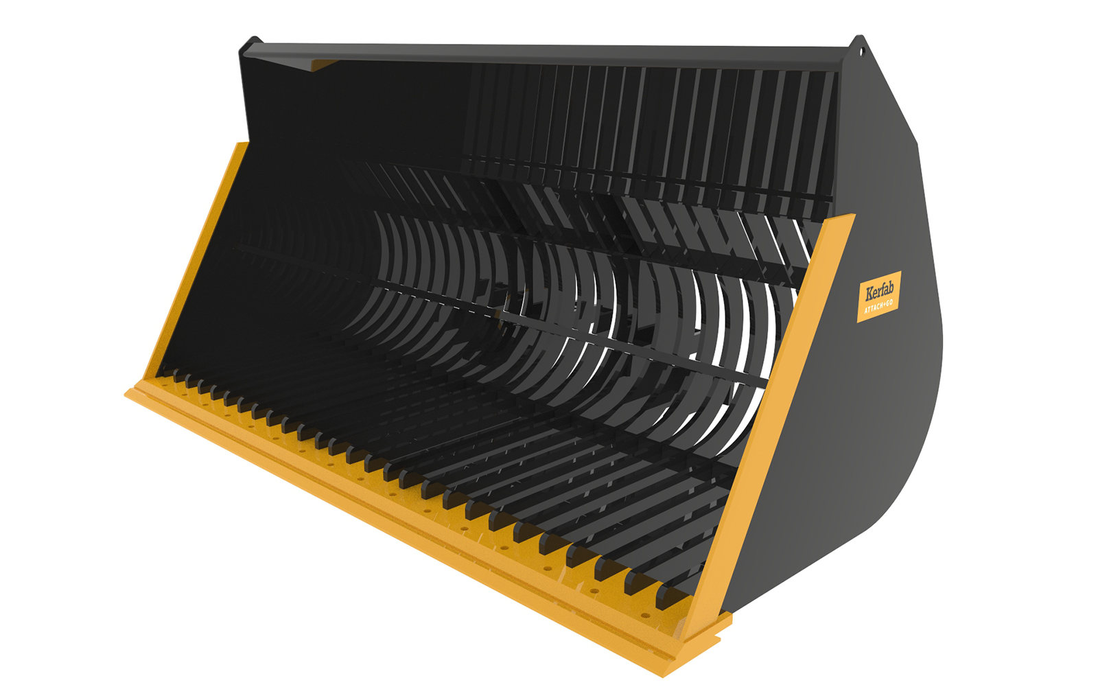 wheel loader sifting bucket