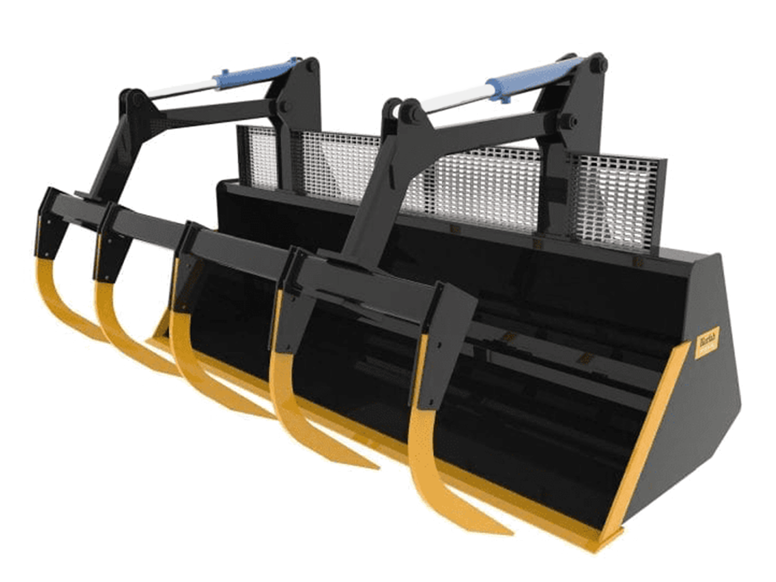 high pivot silage bucket grapple