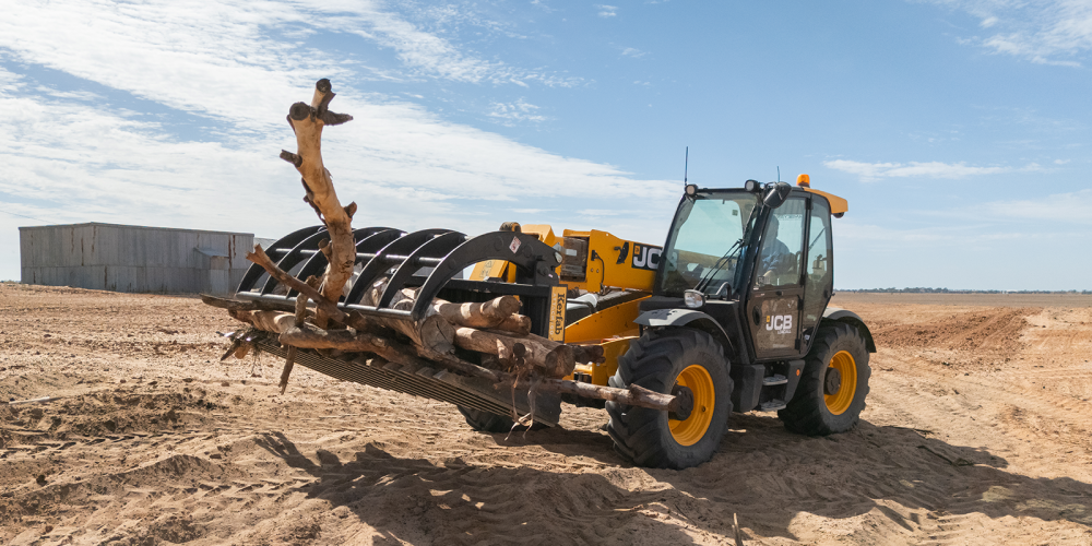 Landing clearing attachments